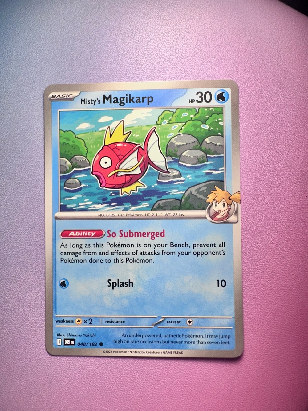 misty’s magikarp - 048/182 (common) — pokemon: destined rivals